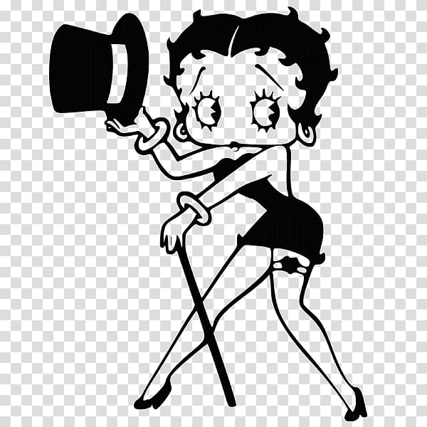 betty boop black and white wallpaper