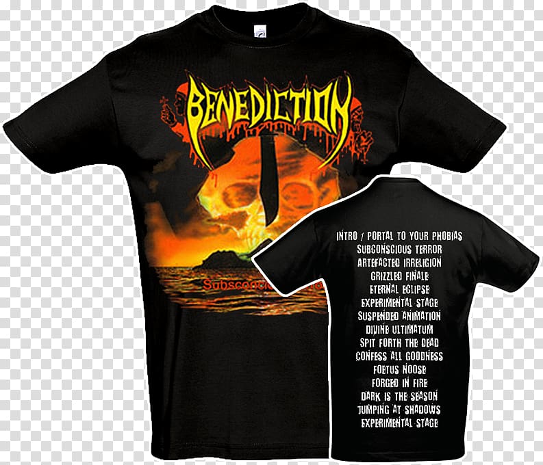 T-shirt Benediction Subconscious Terror Transcend the Rubicon / The Dreams You Dread, T-shirt transparent background PNG clipart