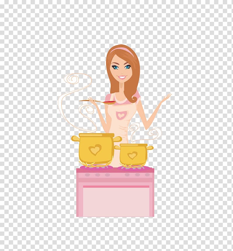 cook lady transparent background PNG clipart