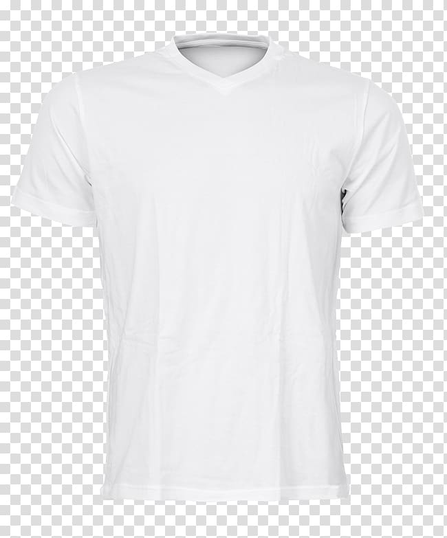 T-shirt Jersey Sleeve, White T-shirt, white v-neck T-shirt transparent ...