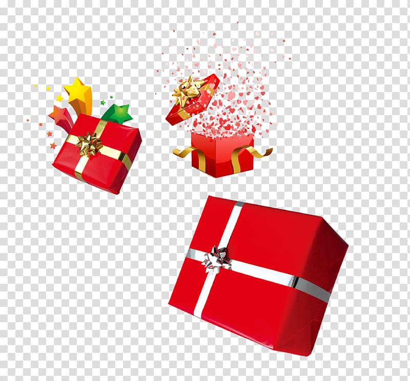 Gift Surprise Box, Holiday gift transparent background PNG clipart