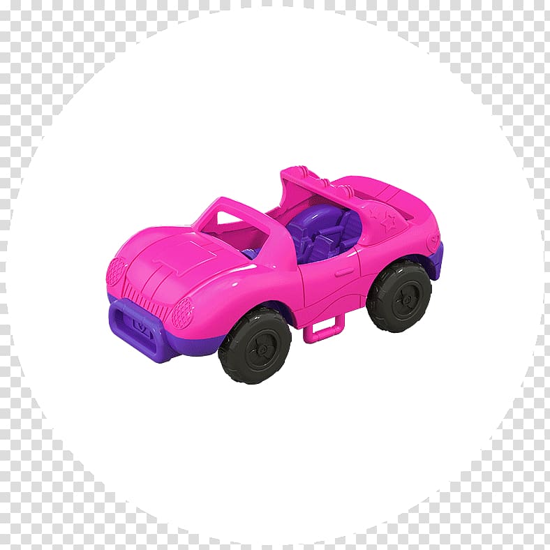 Model car Polly Pocket Mattel Toy Doll, toy transparent background PNG clipart