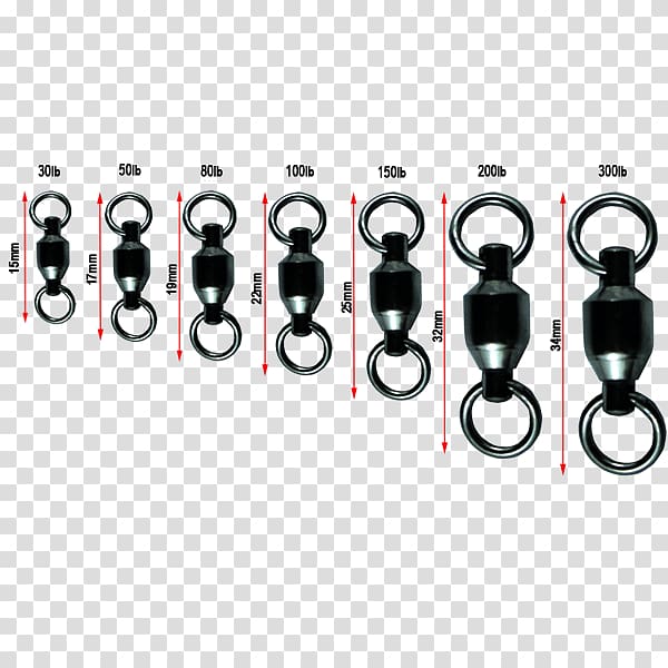 Fishing swivel Rig Fishing tackle, Ball Bearing transparent background PNG clipart