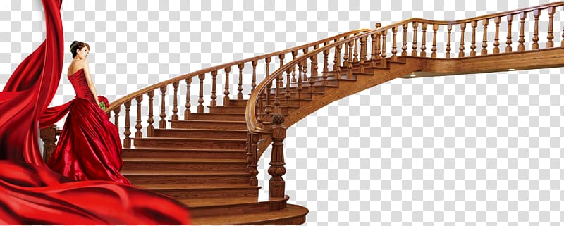 Stairs Lung, Brown Stairs transparent background PNG clipart