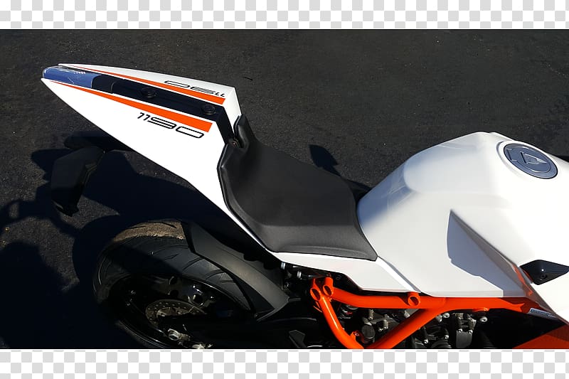Motorcycle fairing Honda Exhaust system Motor vehicle, Ktm 1190 Rc8 transparent background PNG clipart