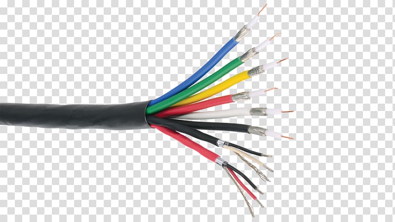 American wire gauge Electrical cable Plenum cable Electrical Wires & Cable, stereo coaxial cable transparent background PNG clipart