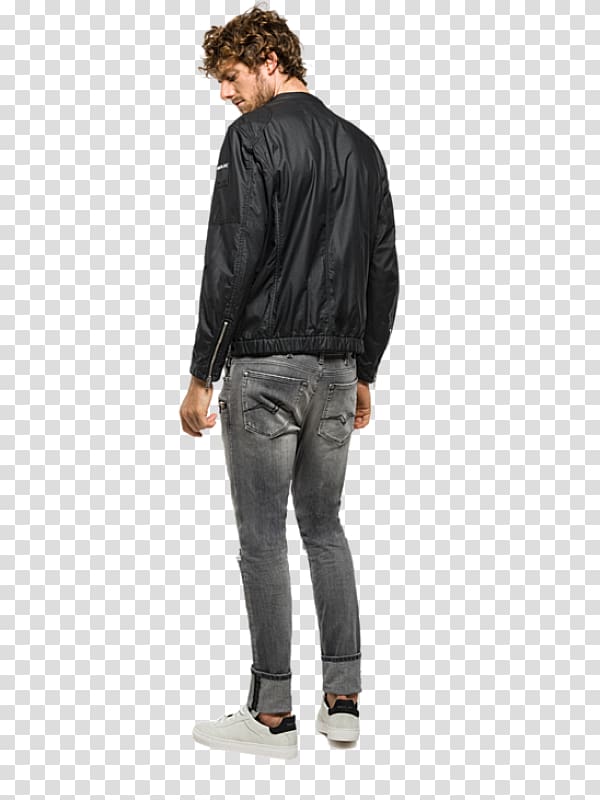 Leather jacket Outerwear Overcoat, check pattern transparent background PNG clipart