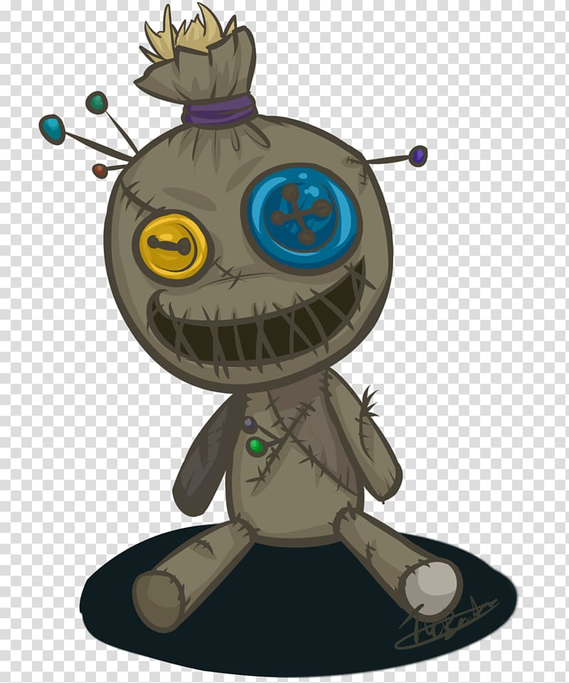 Cartoon Character Fiction, voodoo doll transparent background PNG clipart