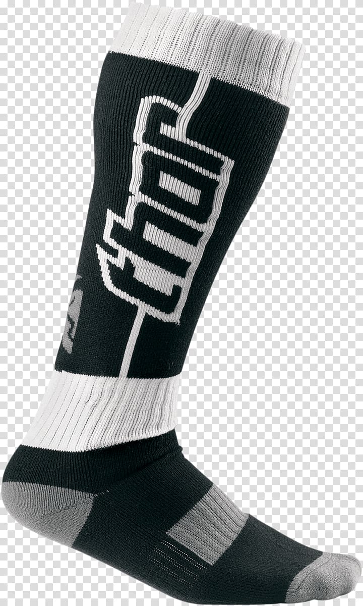 Motorcycle boot Sock Motocross Clothing Trousers, Socks transparent background PNG clipart