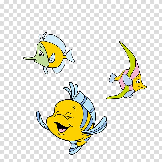 T-shirt Iron-on Sticker , Cartoon fish transparent background PNG clipart