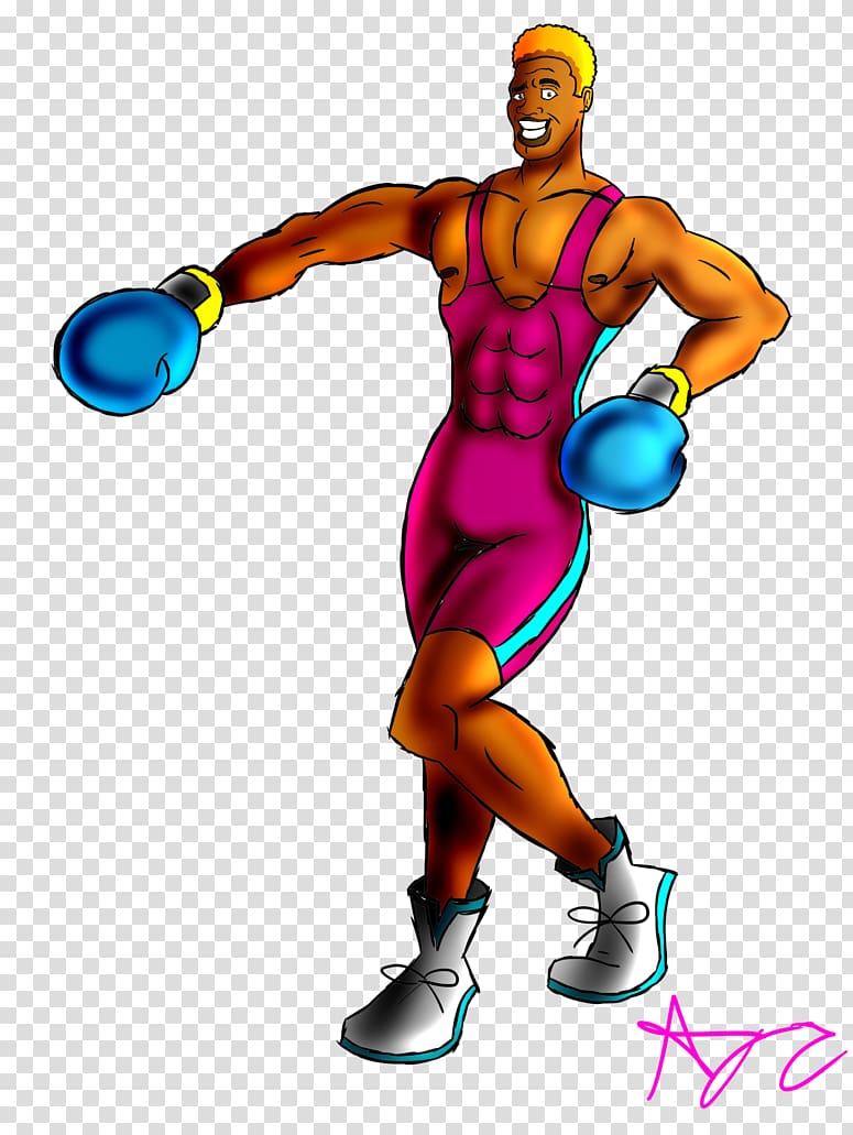 Punch-Out!! Wii Glass Joe Art Drawing, disco transparent background PNG clipart
