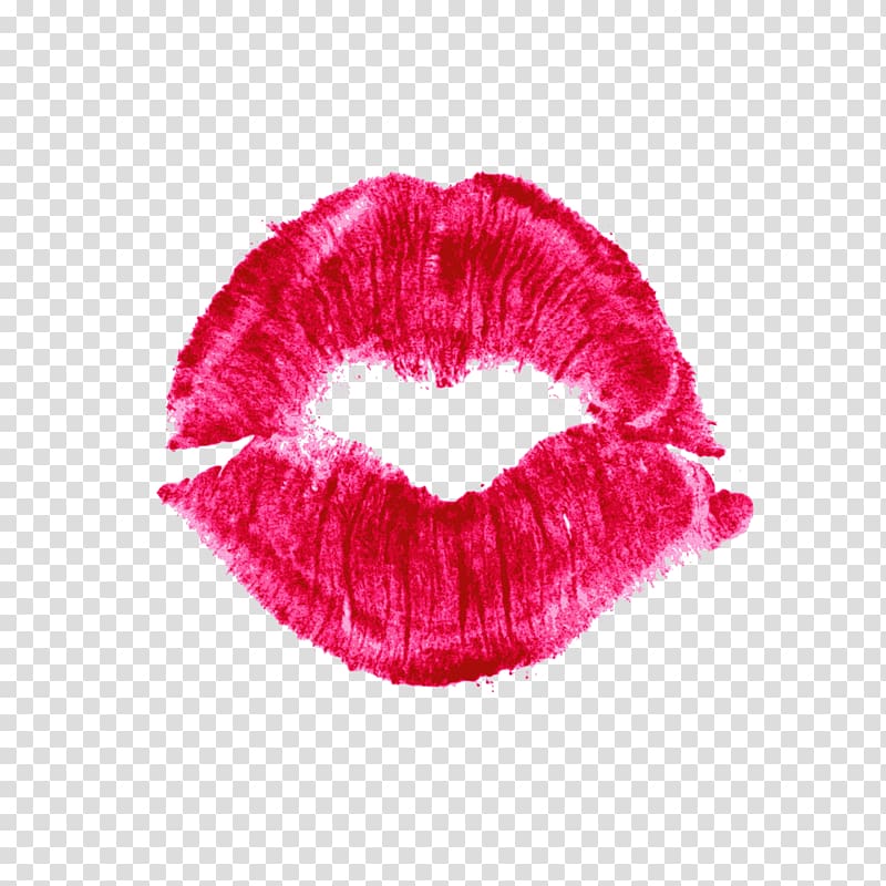 Lipstick Illustration, Ink mouth buckle clip Free HD transparent background PNG clipart