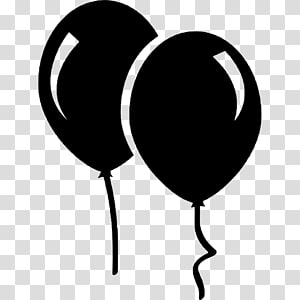 balloons bunch clipart black and white free