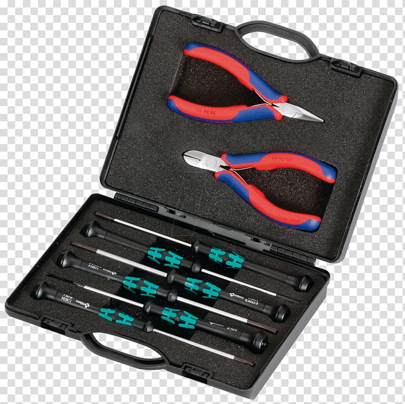 Hand tool Knipex Pliers Screwdriver, tools transparent background PNG clipart