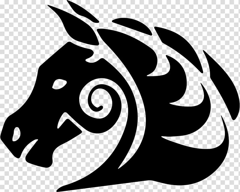 Horse Silhouette, Horse Tattoo transparent background PNG clipart