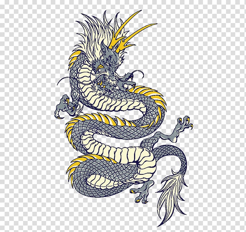 Dragon , Hand-painted dragon transparent background PNG clipart