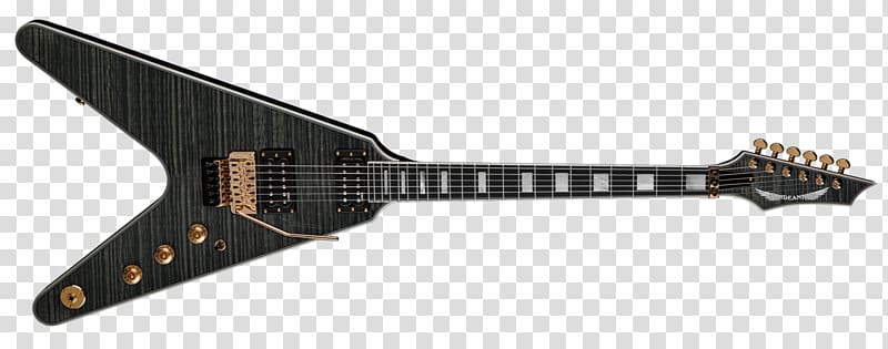 Acoustic-electric guitar Floyd Rose Dean Guitars, electric guitar transparent background PNG clipart
