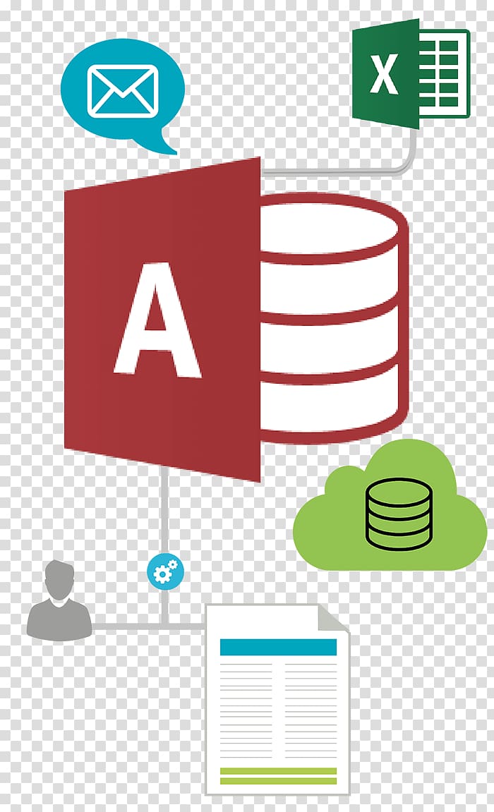Microsoft Access database Microsoft Access database Microsoft Office, microsoft transparent background PNG clipart