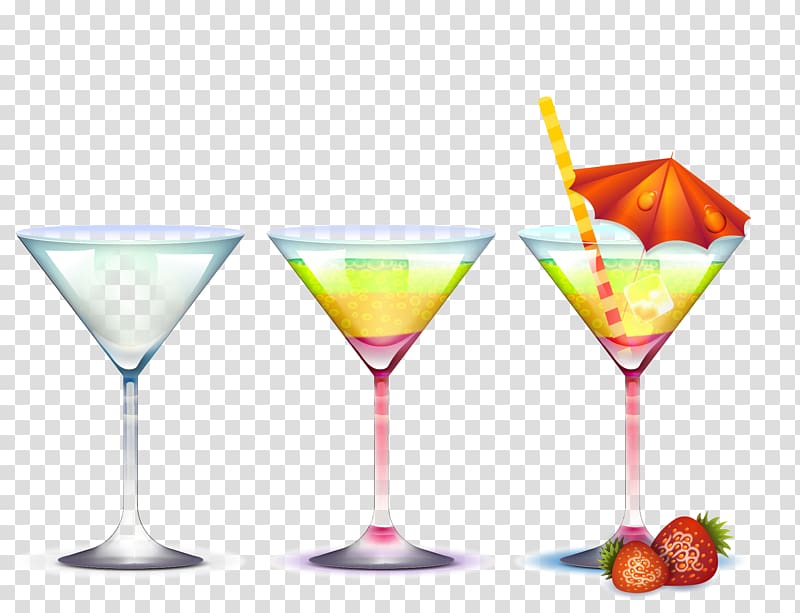 Cocktail garnish Cosmopolitan Martini Non-alcoholic drink, hand-painted Cocktail transparent background PNG clipart