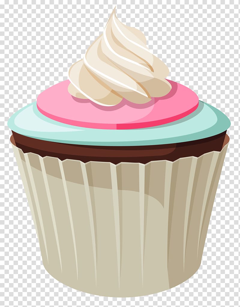 cupcake , Birthday cake Cupcake Chocolate cake , Mini Cake transparent background PNG clipart