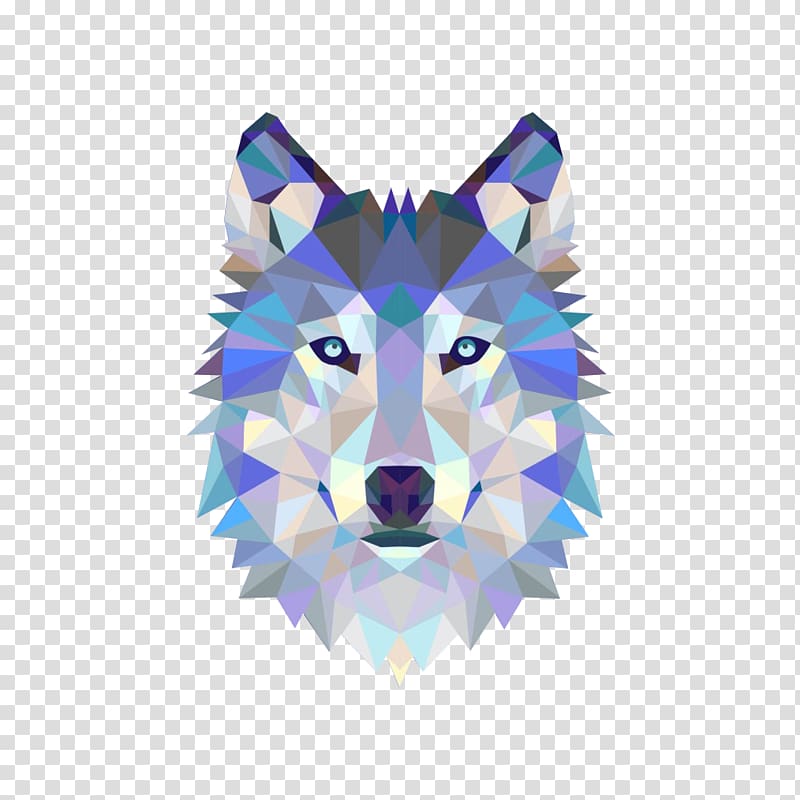 wolf watercolor art, T-shirt Dog Paper Geometry Sticker, Wolf transparent background PNG clipart
