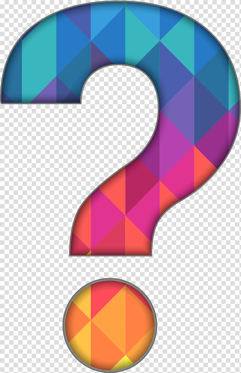 multicolored question mark , Question mark Paintbrush, Stained glass question mark transparent background PNG clipart