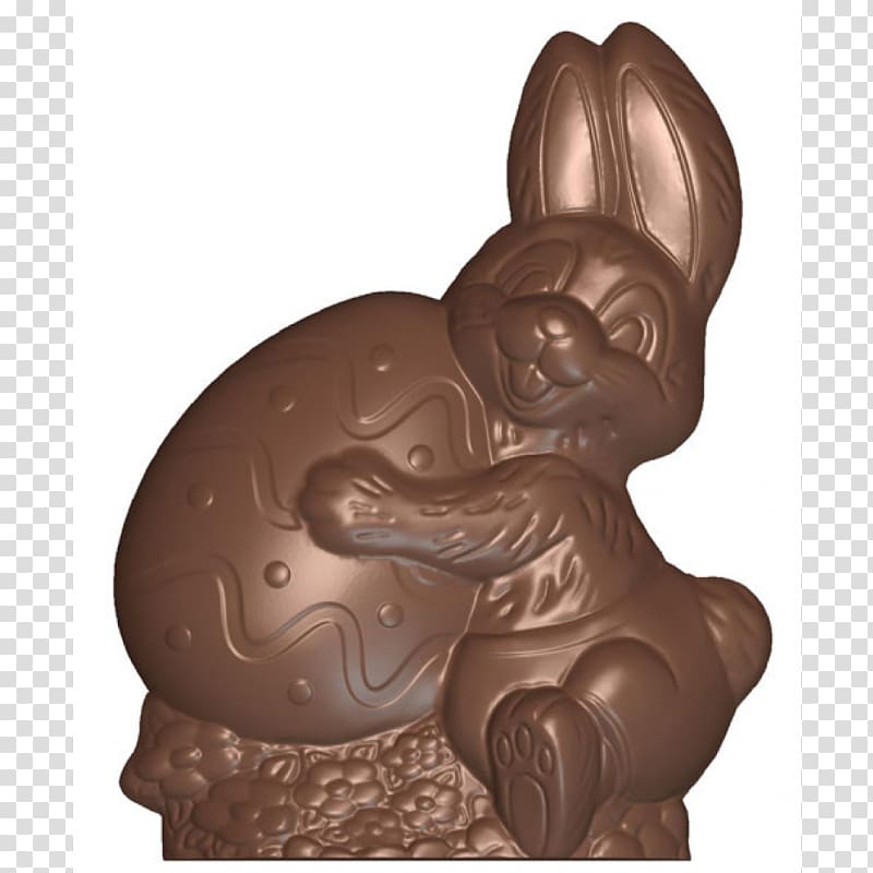 Mold Chocolate Easter Bunny Matrijs Rabbit, chocolate transparent background PNG clipart