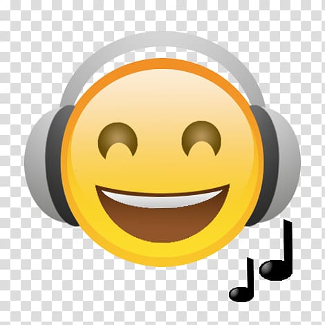 Apple earbuds Emoji Headphones Music, Emoji transparent background PNG clipart