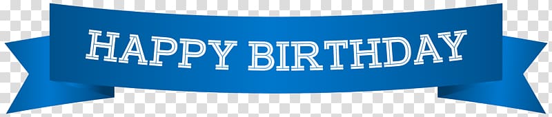 Birthday cake Banner , blue happy birthday transparent background PNG clipart