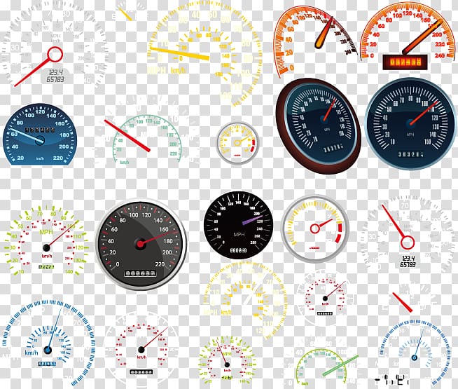 Velocity Euclidean Speedometer Gauge, speedometer and counter transparent background PNG clipart