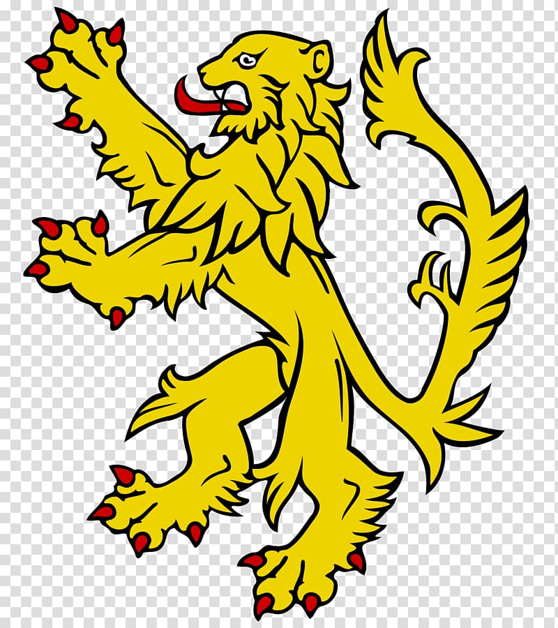 Lion Royal Banner of Scotland , lion transparent background PNG clipart