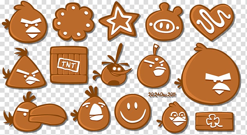 Angry Birds Stella Bad Piggies Biscuits Gingerbread, angry birds friends sprites transparent background PNG clipart