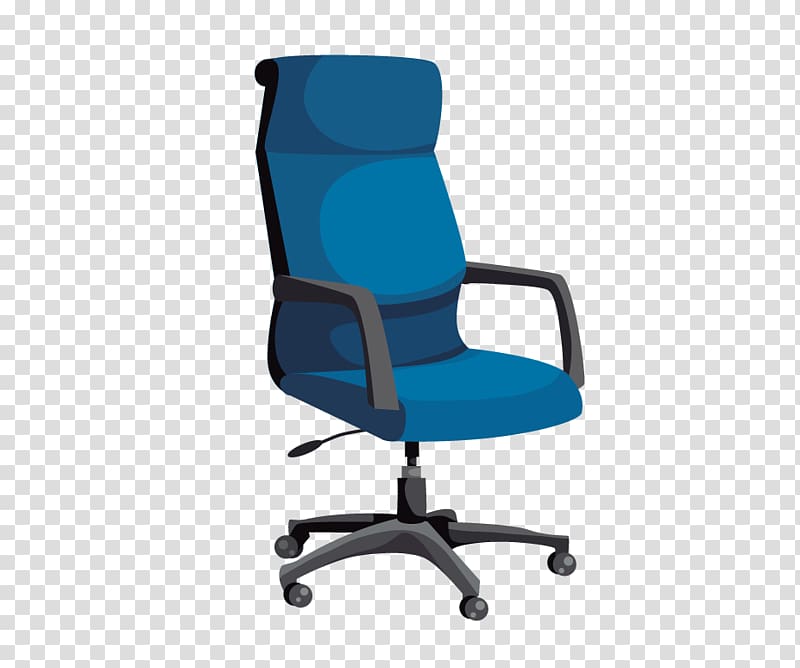Table Furniture Office chair , Hand-painted office chair transparent background PNG clipart