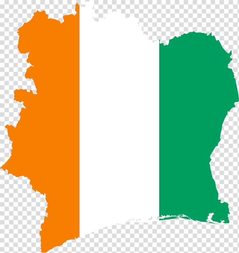 Côte d’Ivoire Flag of Ivory Coast Map National flag, map transparent background PNG clipart