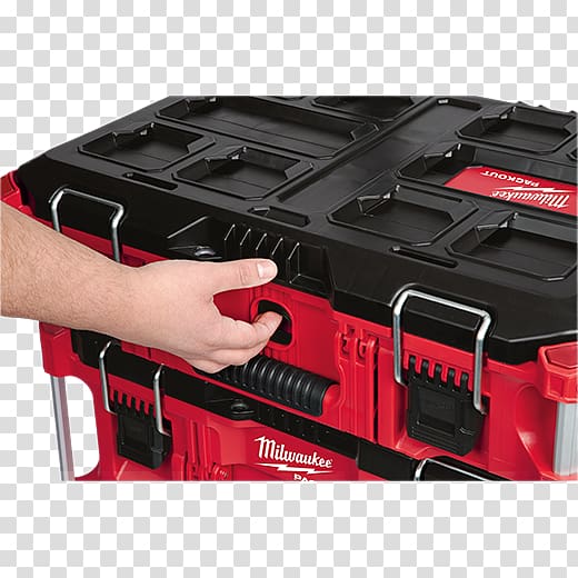 Milwaukee 48-22-8424 PACKOUT Tool Box Milwaukee 22 in. Packout Modular Tool Box Storage System Tool Boxes Milwaukee Electric Tool Corporation, sculpey tool organizer transparent background PNG clipart