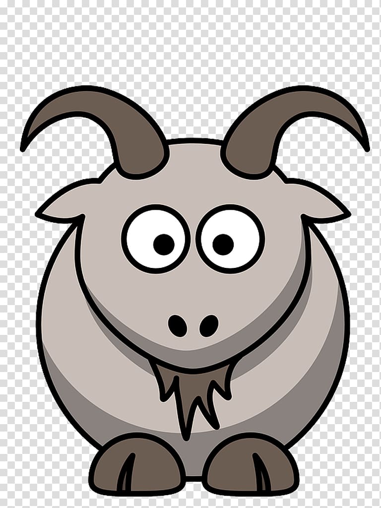 Goat Drawing Cartoon , goat transparent background PNG clipart