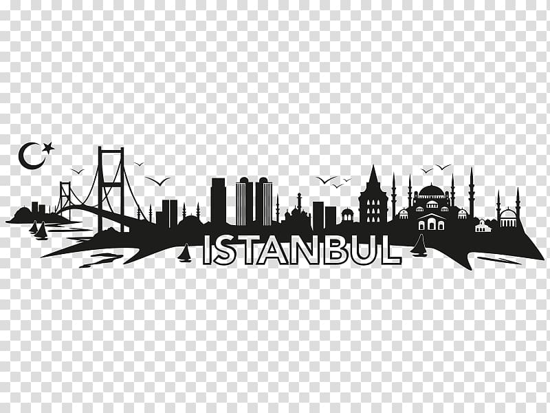 Istanbul Wall decal Skyline graphics, Istanbul Skyline transparent background PNG clipart