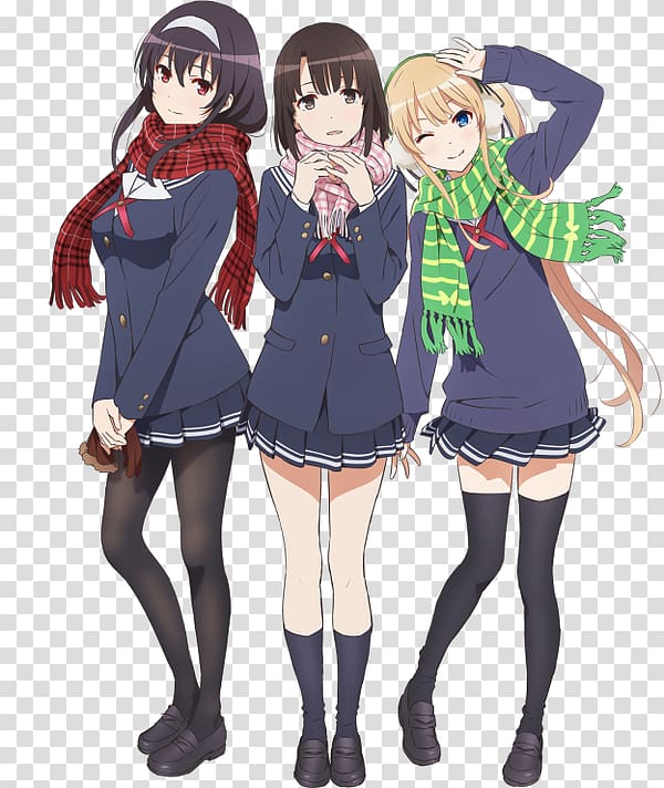 Saekano: How to Raise a Boring Girlfriend Anime Manga Dress, Anime transparent background PNG clipart
