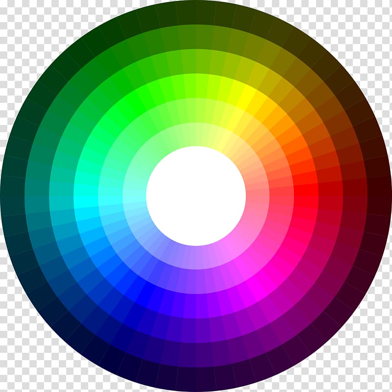 Color wheel Chromatic scale , colours transparent background PNG clipart