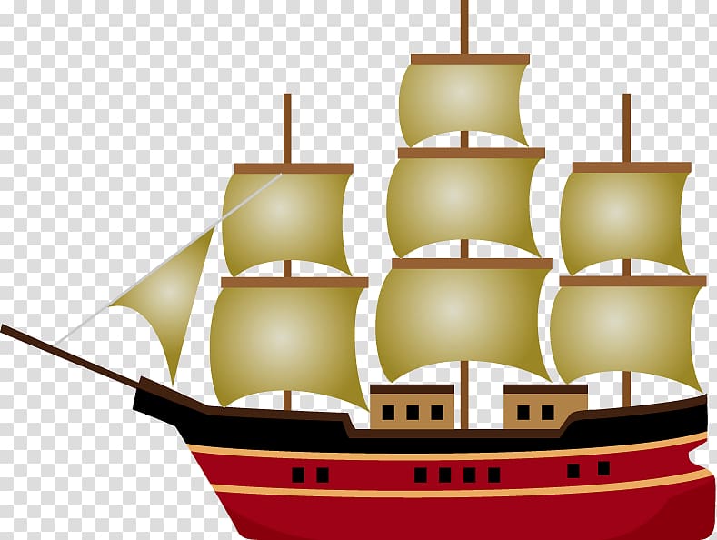 Carrack Sailing ship Watercraft Illustration, Ship transparent background PNG clipart