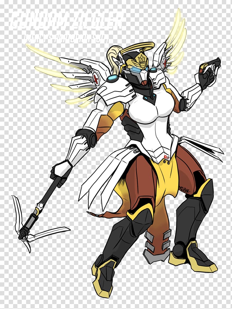 Overwatch Valkyrie Mercy Fan art Sigrún, others transparent background PNG clipart