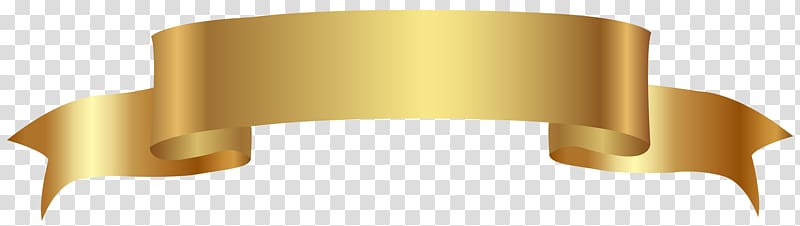 Web banner , Gold Banner , gold ribbon transparent background PNG clipart