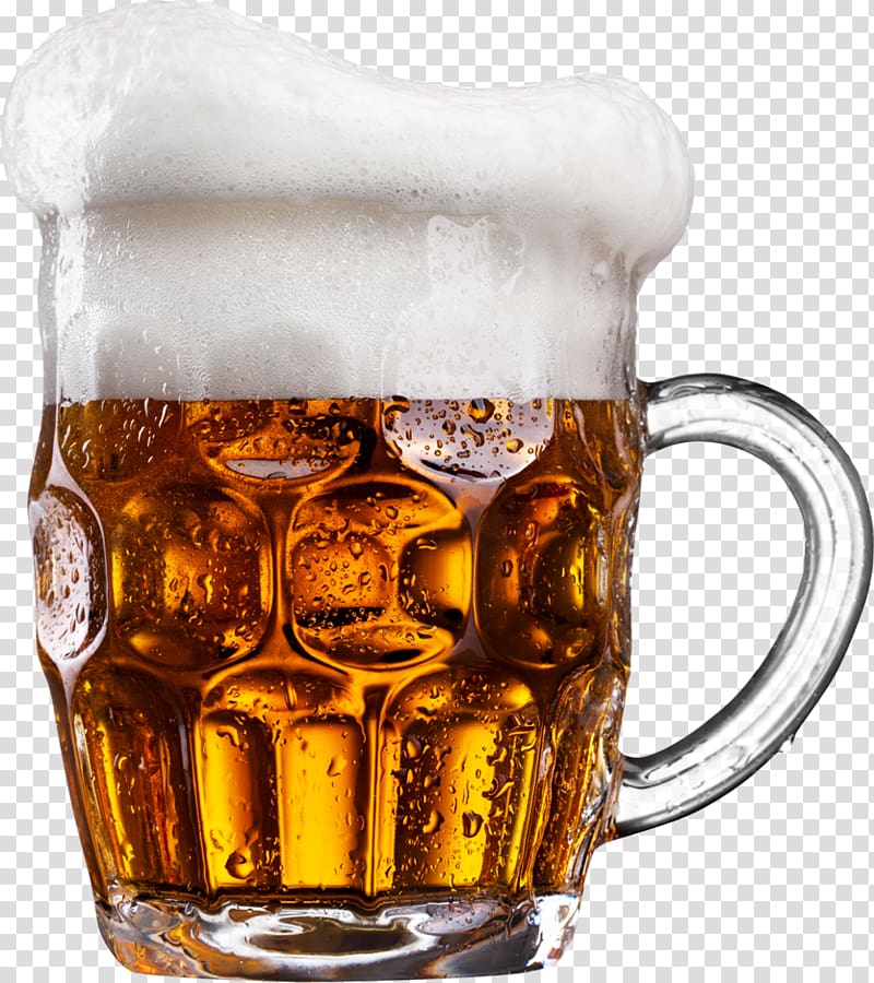 Ice beer Beer Glasses Drink, beer transparent background PNG clipart