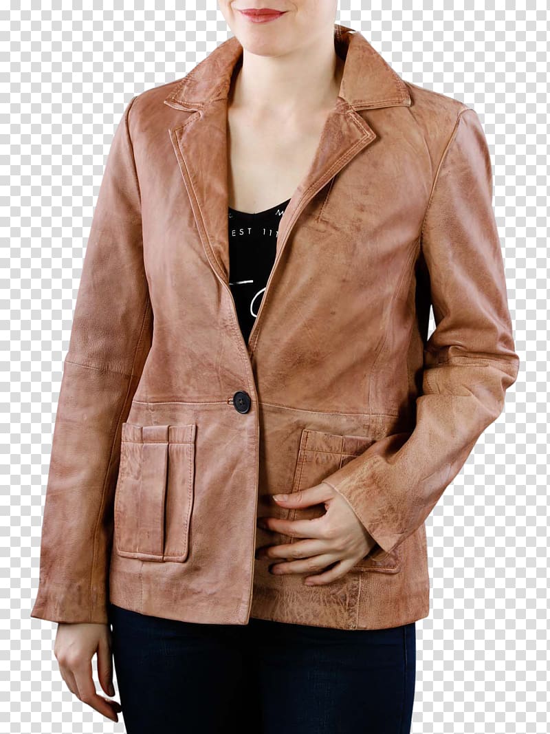 Leather jacket Pepe Jeans Blazer, jacket transparent background PNG clipart