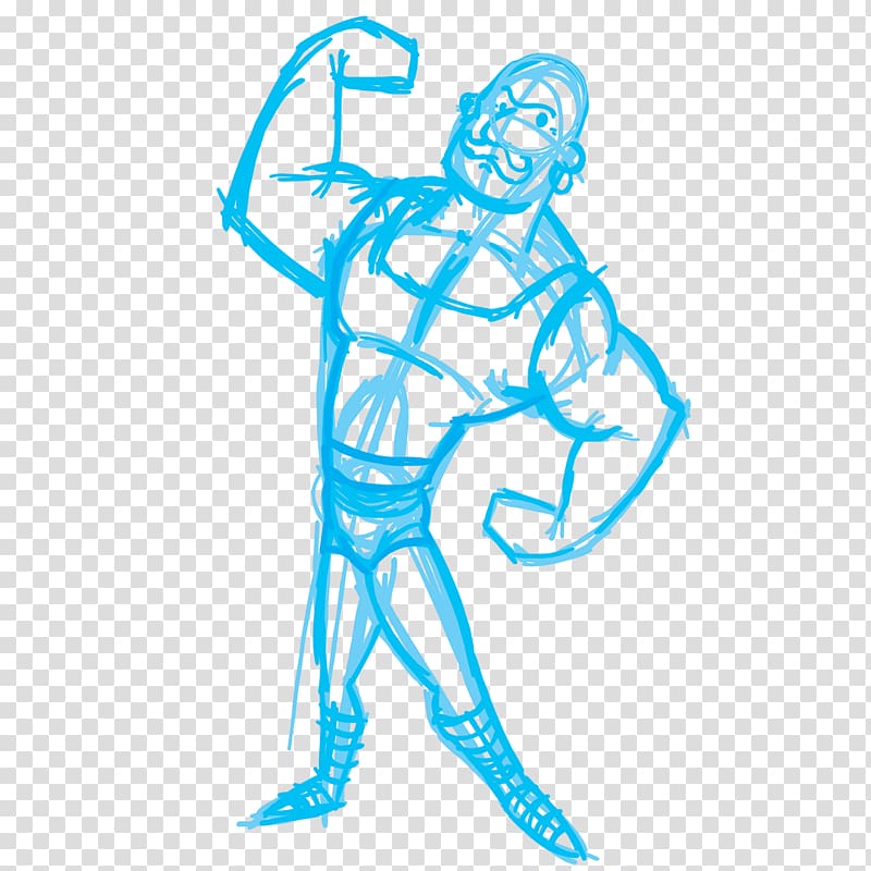 Line art Graphic design , strongman transparent background PNG clipart