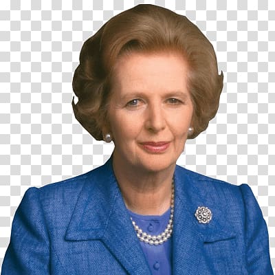 Margaret Thatcher Blue transparent background PNG clipart