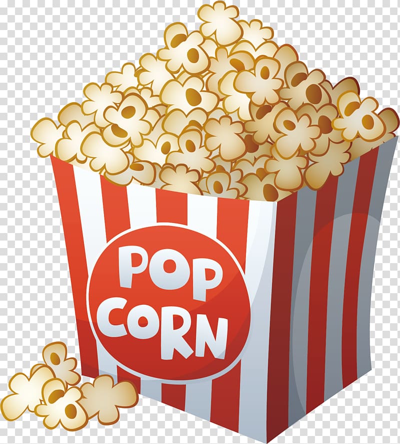 pop corn illustration, Popcorn Cartoon Film Drawing, popcorn transparent background PNG clipart