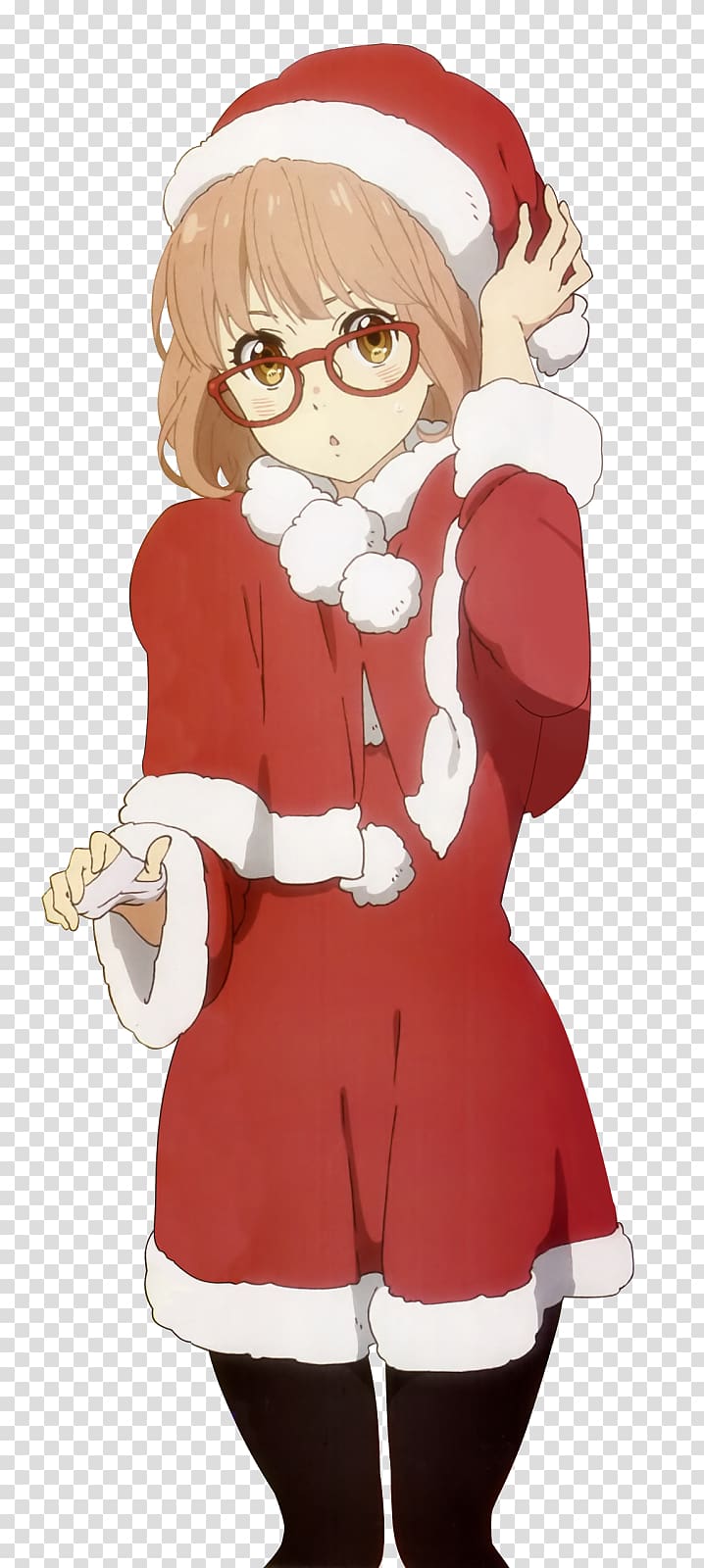 Beyond the Boundary Christmas Anime Manga, Anime transparent background PNG clipart