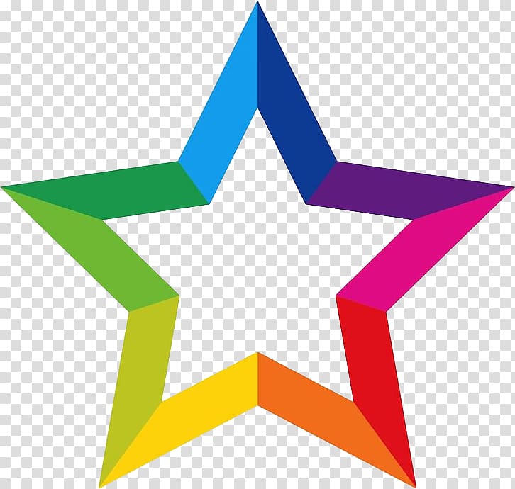 Star Shape Logo Color, star transparent background PNG clipart