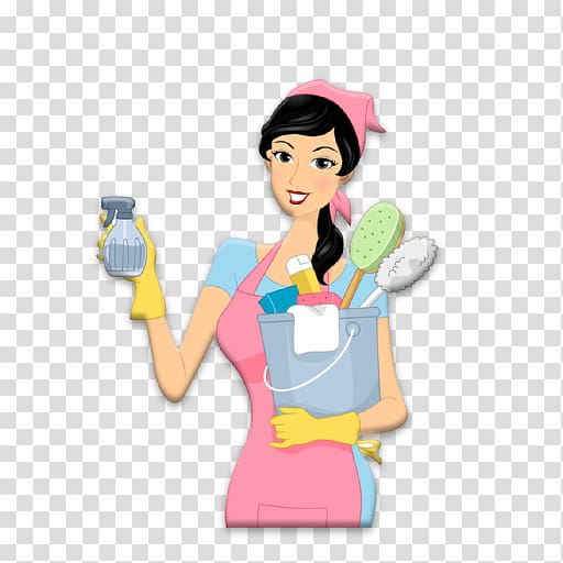 Maid service Cleaner Cleaning House Window, house transparent background PNG clipart